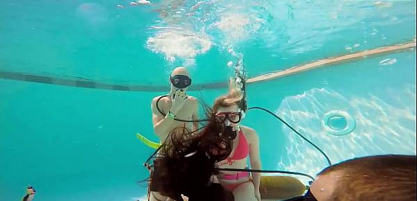  Eva Sasalka and Jason being watched underwater while fucking